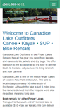 Mobile Screenshot of canadicelakeoutfitters.com